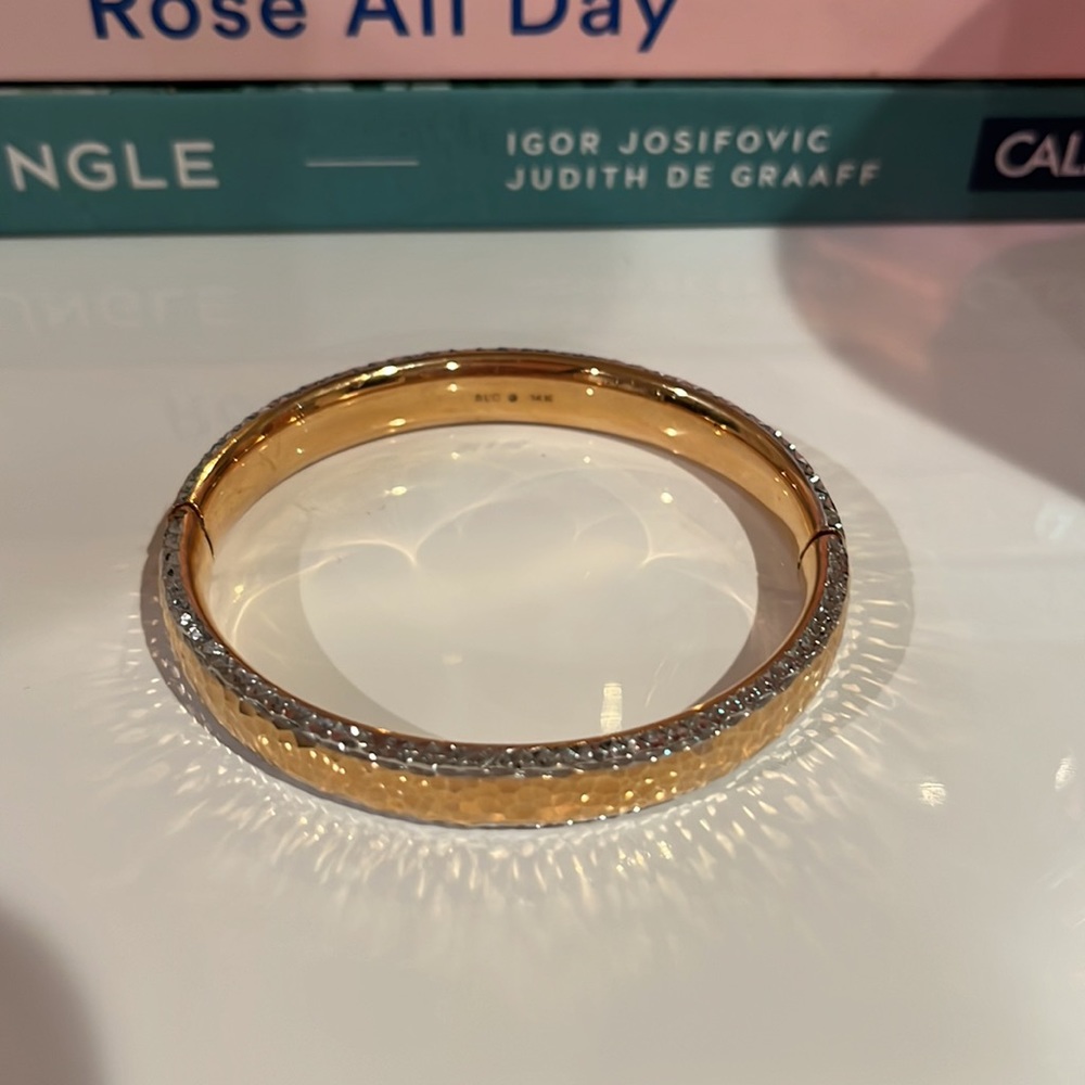 Gold Luxe 14 karat Gold Bangle Bracelet